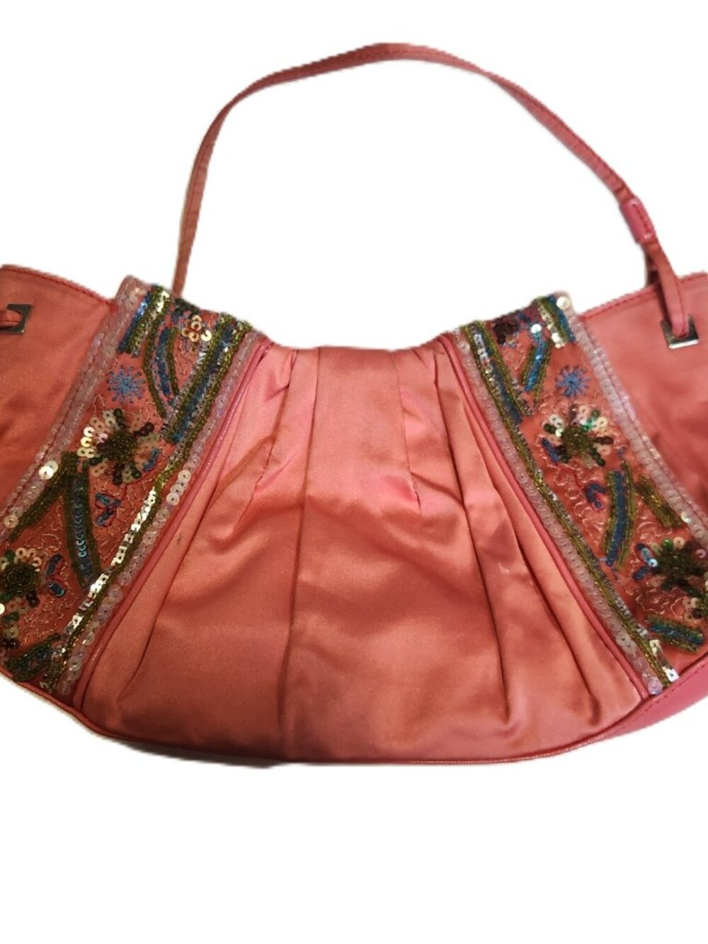 Vintage Karen Millen Pink Evening Purse - Picture 2 of 4
